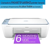 Imprimante à jet d'encre tout-en-un sans fil DeskJet 2842e de HP