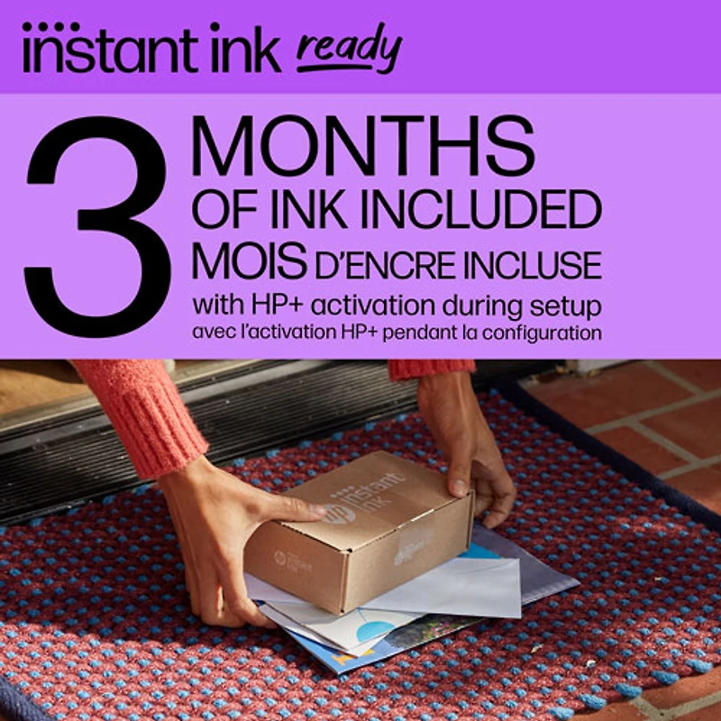 Imprimante à jet d'encre tout-en-un sans fil OfficeJet Pro 8125e de HP - Essai de 3 mois de Instant Ink de HP inclus*