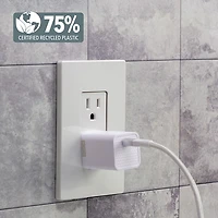 Chargeur mural USB-C PD de 30 W PowerVolt de Scosche - Blanc