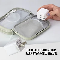 Chargeur mural USB-C PD de 30 W PowerVolt de Scosche - Blanc