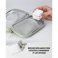 Chargeur mural USB-C PD de 30 W PowerVolt de Scosche - Blanc