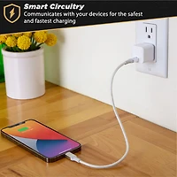 Scosche PowerVolt Mini Cube 20W USB-C Wall Charger - White