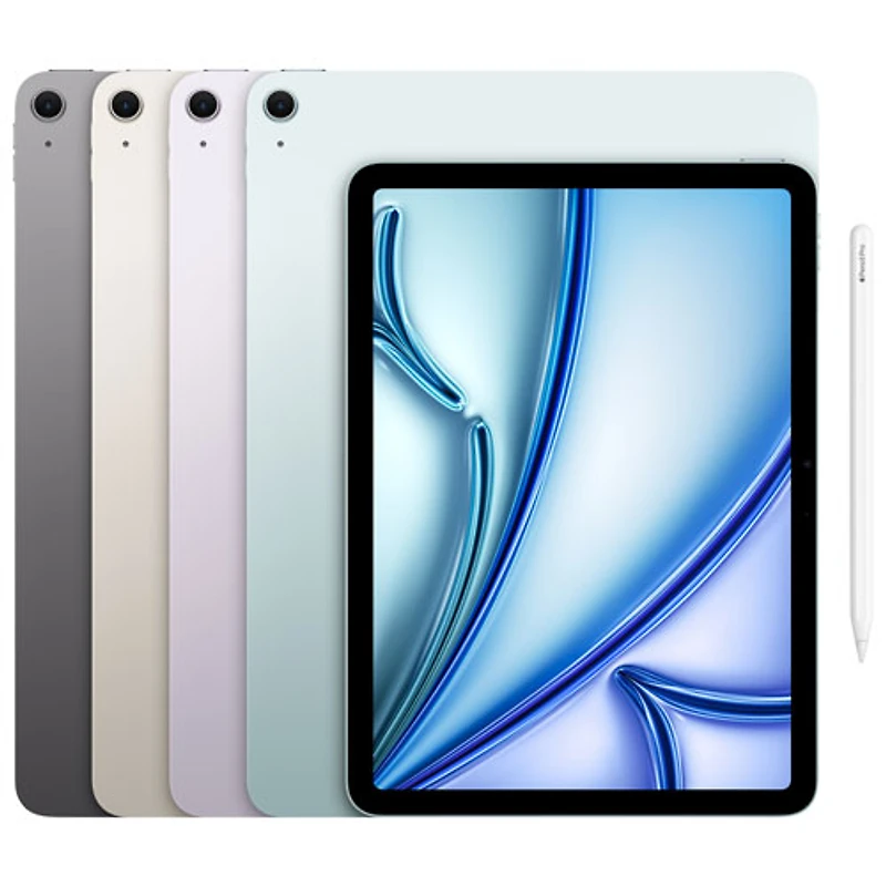 iPad Air M3 11 po 256 Go Wi-Fi 6E et 5G d'Apple avec Rogers (7e génération) - Gris cosmique - Financement mensuel