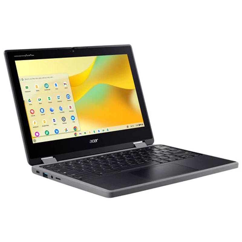 Acer 11.6" Touchscreen 2-in-1 Chromebook Laptop w/3 month of Google AI Pro (MediaTek Kompanio 528/8GB RAM/128GB eMMC)