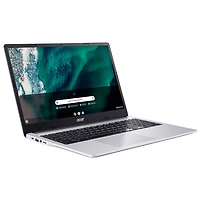 Chromebook de 15,6 po d'Acer - Argenté (Celeron N4500 d'Intel/RAM 4 Go/eMMC 64 Go/ChromeOS)
