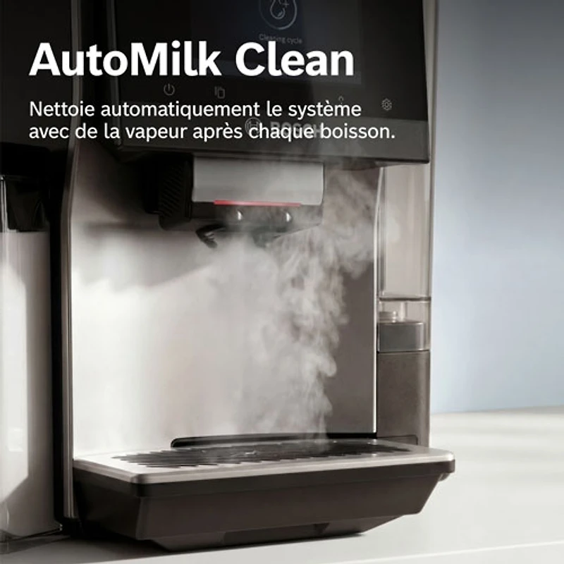 Machine à espresso automatique VeroCafe série 800 de Bosch avec système de lait et contenant à lait intégrés - Exclusivité Best Buy