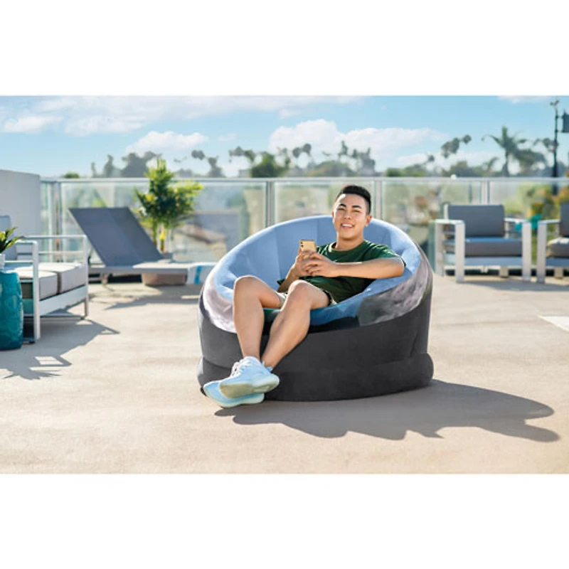 Chaise gonflable Empire d'Intex - Chaise simple - Couleurs variées