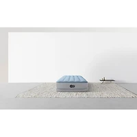 Lit pneumatique mi-hauteur de 14 po avec pompe à air USB intégrée Dura-Beam Plus d'Intex - Simple - Bleu ciel