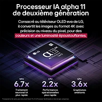 Téléviseur intelligent DELO HDR UHD 4K G5 de 77 po de LG (OLED77G5WUA) - 2025