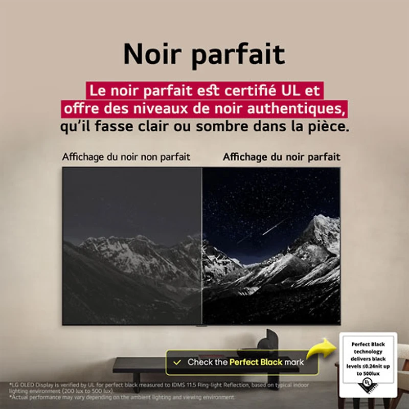 Téléviseur intelligent DELO HDR UHD 4K G5 de 77 po de LG (OLED77G5WUA) - 2025
