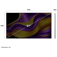 Téléviseur intelligent DELO HDR UHD 4K G5 de 97 po de LG (OLED97G5WUA) - 2025