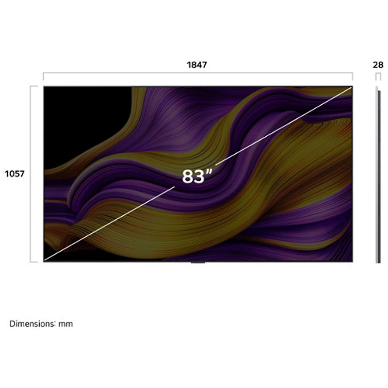 LG 83" G5 4K UHD HDR OLED Smart TV (OLED83G5WUA) - 2025