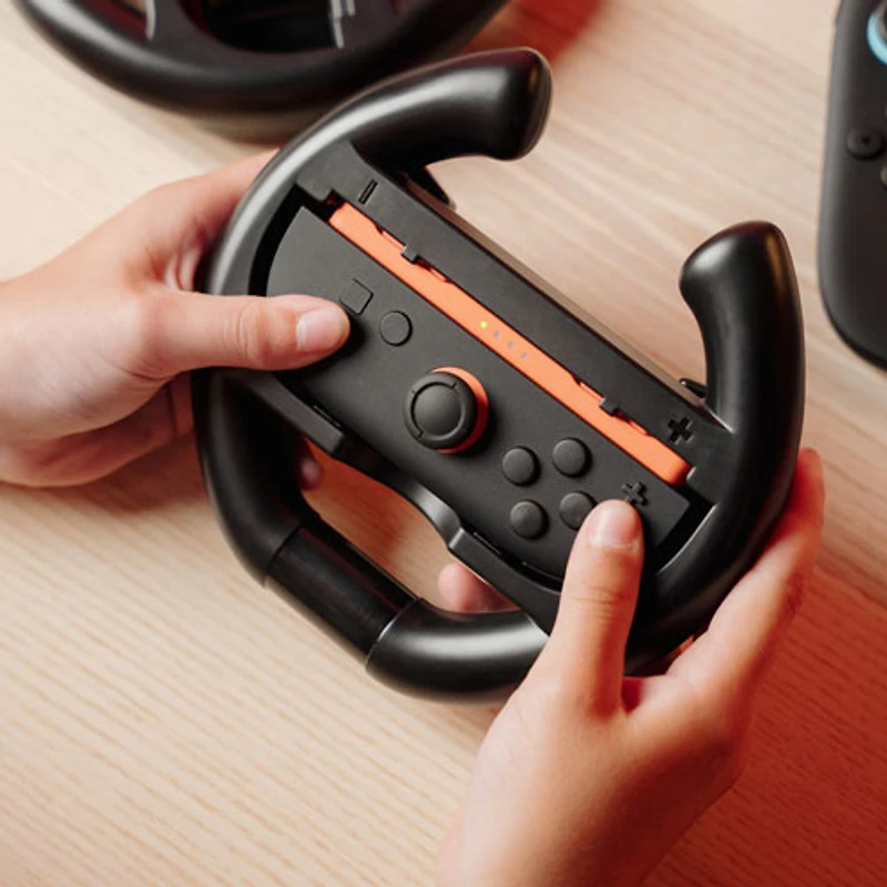 Ensemble de volant de course de Surge pour Switch 2 - Ensemble de 2 - Noir
