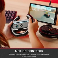 Ensemble de volant de course de Surge pour Switch 2 - Ensemble de 2 - Noir