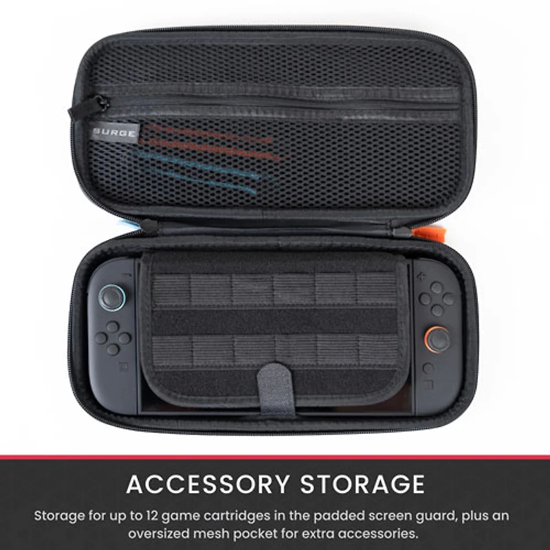Surge Nylon Console Case for Switch 2 - Grey