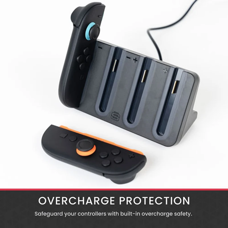 Surge Quad Charger Controller Charging Dock for Switch 2