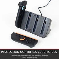 Surge Quad Charger Controller Charging Dock for Switch 2