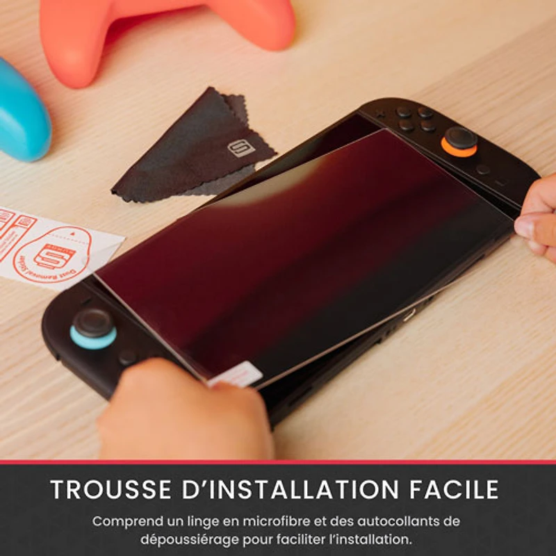 Protecteur d'écran en verre trempé de Surge pour Switch 2