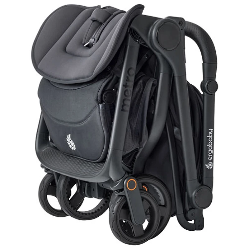 Poussette compacte Metro 3 d'Ergobaby - Noir onyx