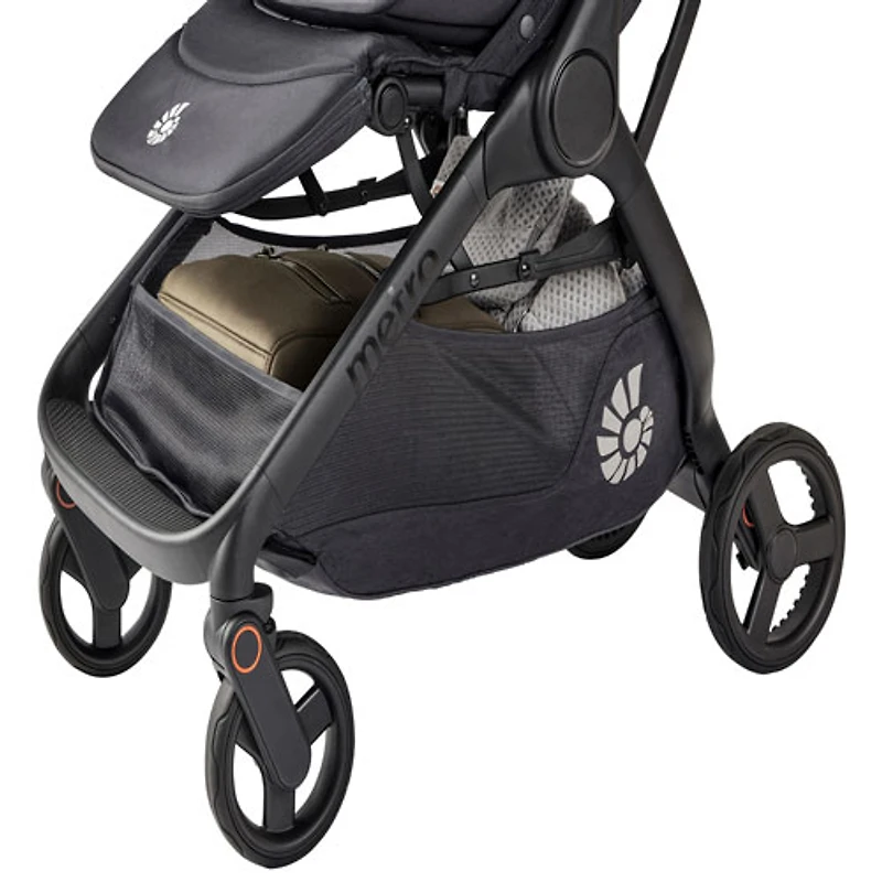 Poussette compacte Metro 3 d'Ergobaby - Noir onyx