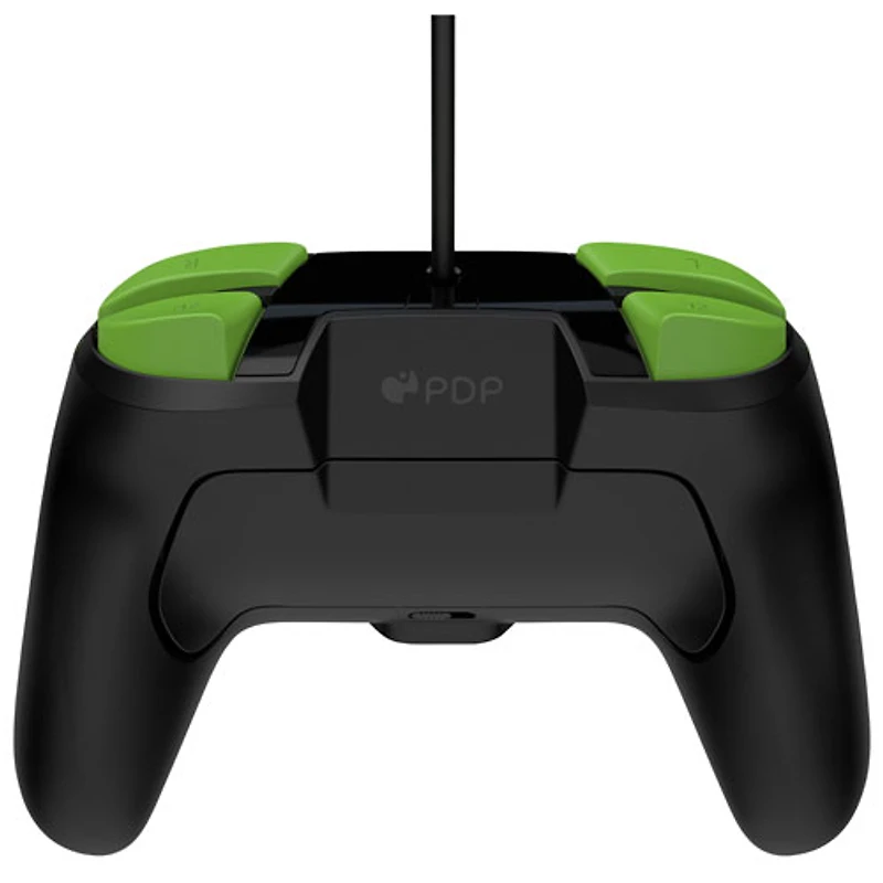 Manette avec fil REMATCH Glow de PDP pour Switch - Champignon 1 Up