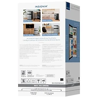 Réfrigérateur compact autonome à congélateur supérieur 3,1 pi³ d'Insignia (NS-CF30TMSS6-C) - Aspect acier inoxydable