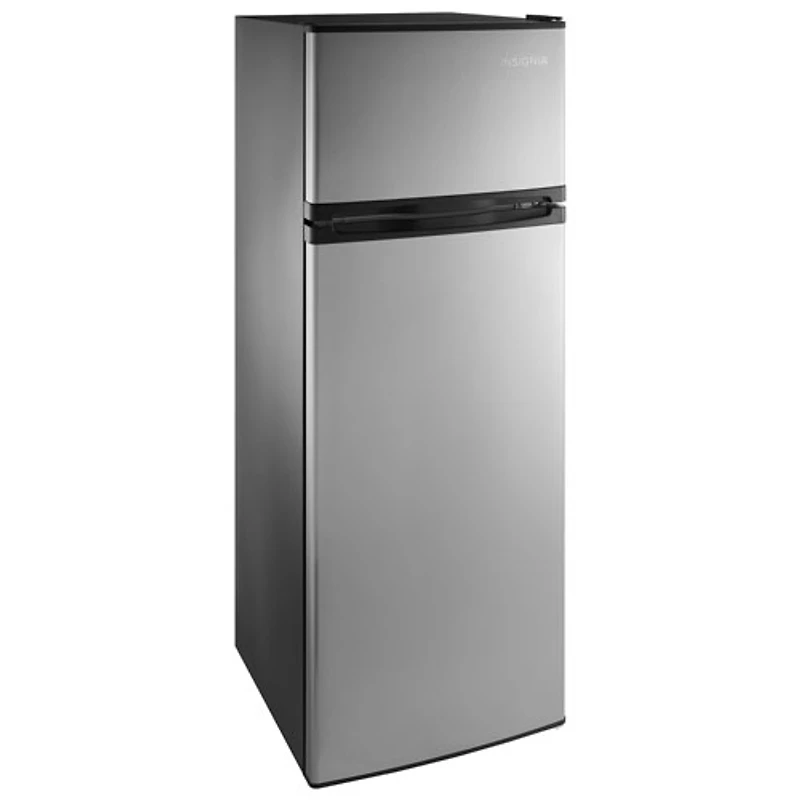 Réfrigérateur compact autonome à congélateur supérieur 7,3 pi³ d'Insignia (NS-CF70TMSS6-C) - Aspect acier inoxydable