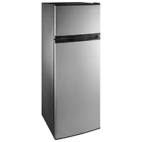 Réfrigérateur compact autonome à congélateur supérieur 7,3 pi³ d'Insignia (NS-CF70TMSS6-C) - Aspect acier inoxydable