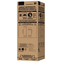 Réfrigérateur compact autonome à congélateur supérieur 7,3 pi³ d'Insignia (NS-CF70TMSS6-C) - Aspect acier inoxydable