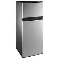 Insignia 4.5 Cu. Ft. Freestanding Top Mount Compact Fridge (NS-CF43TMSS6-C) - Stainless Steel Look