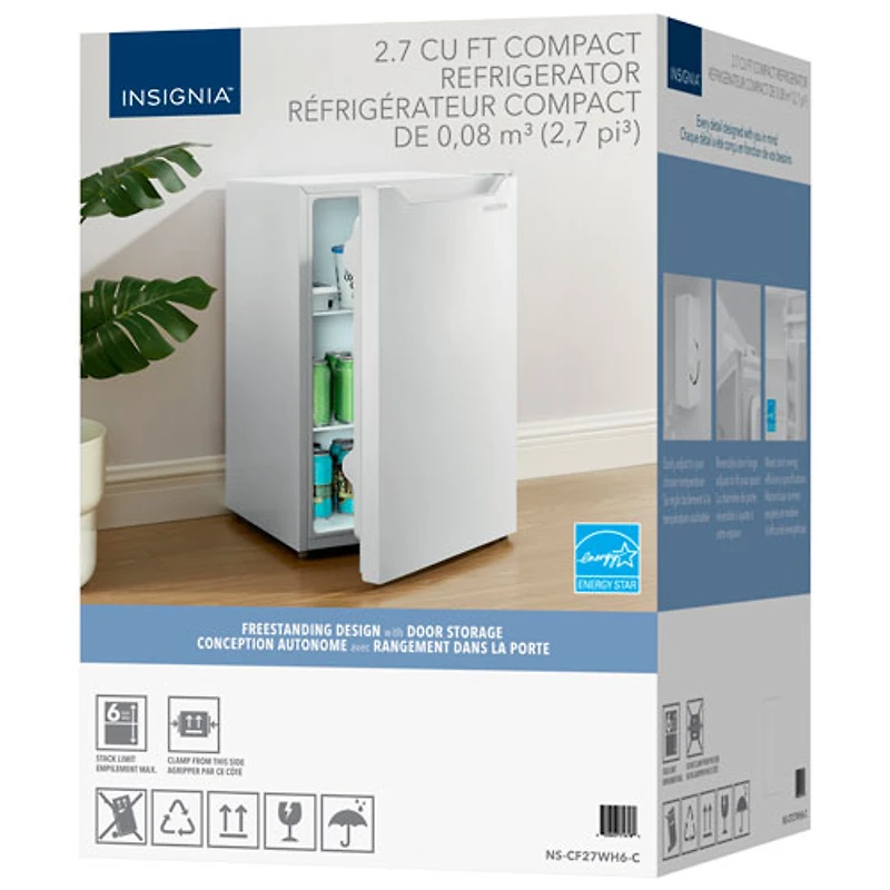 Réfrigérateur de bar autonome de 2,7 pi³ d'Insignia (NS-CF27WH6-C) - Blanc - Exclusivité Best Buy