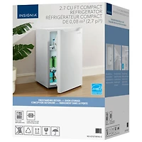 Réfrigérateur de bar autonome de 2,7 pi³ d'Insignia (NS-CF27WH6-C) - Blanc - Exclusivité Best Buy
