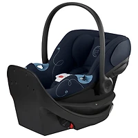Cybex Aton G Swivel Rear-facing Infant Car Seat with SensorSafe - Ocean Blue
