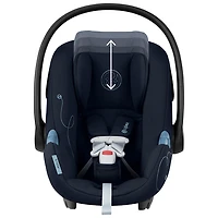 Cybex Aton G Swivel Rear-facing Infant Car Seat with SensorSafe - Ocean Blue