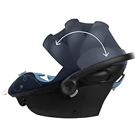 Cybex Aton G Swivel Rear-facing Infant Car Seat with SensorSafe - Ocean Blue