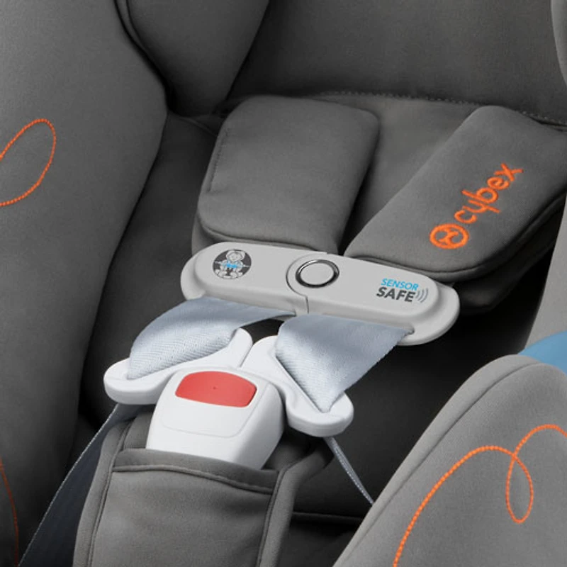 Cybex Aton G Swivel Rear-facing Infant Car Seat with SensorSafe - Lava Grey