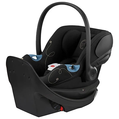 Siège d'auto pour bébé orienté vers l'arrière Aton G Swivel de Cybex avec SensorSafe - Noir lunaire