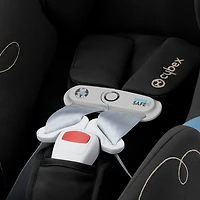 Siège d'auto pour bébé orienté vers l'arrière Aton G Swivel de Cybex avec SensorSafe - Noir lunaire
