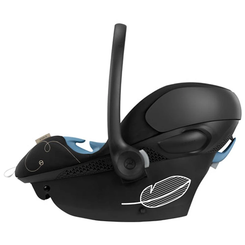 Siège d'auto pour bébé orienté vers l'arrière Aton G Swivel de Cybex avec SensorSafe - Noir lunaire