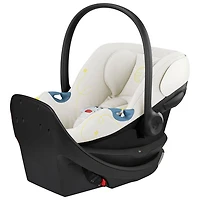 Siège d'auto pour bébé orienté vers l'arrière Aton G Swivel de Cybex avec SensorSafe - Beige coquillage