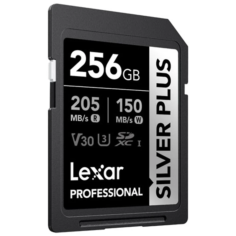 Lexar Professional Silver Plus 256GB 205MB/s UHS-I SDXC Memory Card