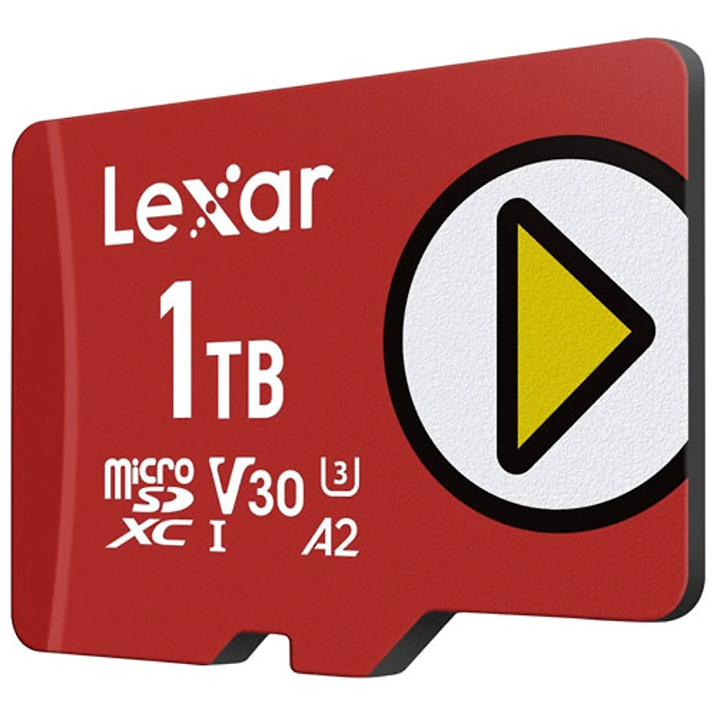 Carte mémoire microSDXC UHS-I de 1 To et de 205 Mo/s Play de Lexar
