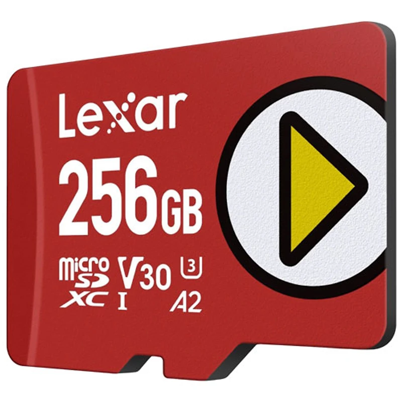 Carte mémoire microSDXC UHS-I de 256 Go et de 205 Mo/s Play de Lexar
