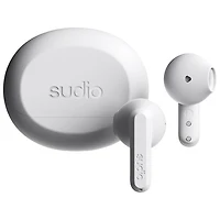 Écouteurs boutons 100 % sans fil A3 Audio de Sudio - Blanc
