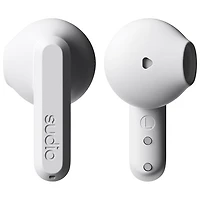 Écouteurs boutons 100 % sans fil A3 Audio de Sudio - Blanc