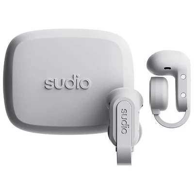 Écouteurs boutons ouverts 100 % sans fil B3 de Sudio Audio - Blanc