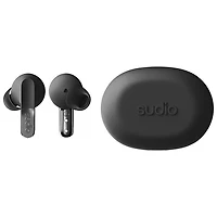 Écouteurs boutons 100 % sans fil à suppression du bruit N3 Pro Audio de Sudio - Noir
