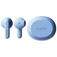 Écouteurs boutons 100 % sans fil A3 Audio de Sudio - Bleu