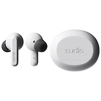 Écouteurs boutons 100 % sans fil à suppression du bruit A3 Pro de Sudio - Blanc