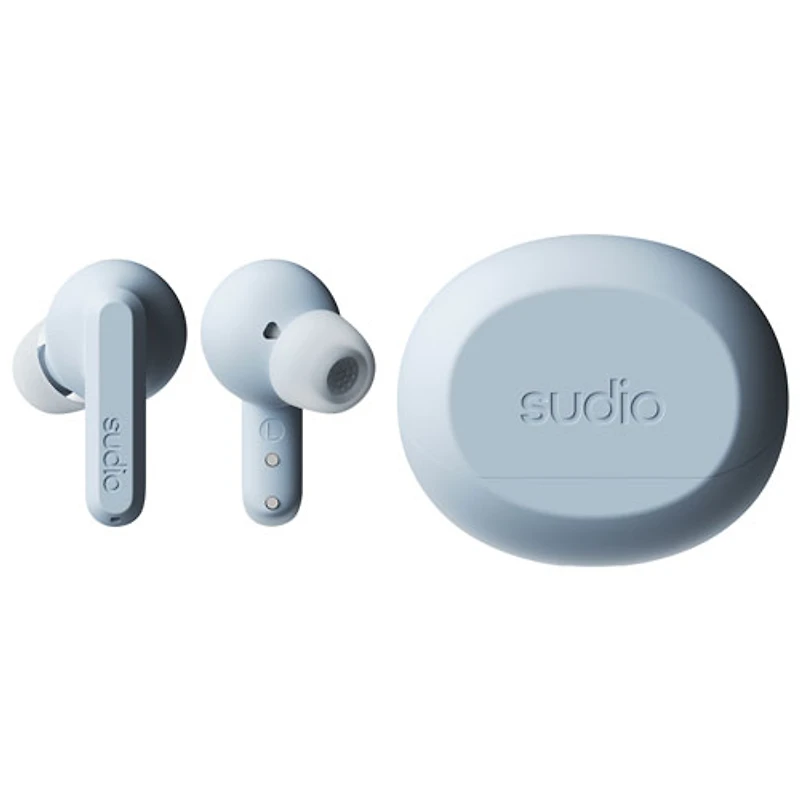 Écouteurs boutons 100 % sans fil à suppression du bruit A3 Pro Audio de Sudio - Bleu